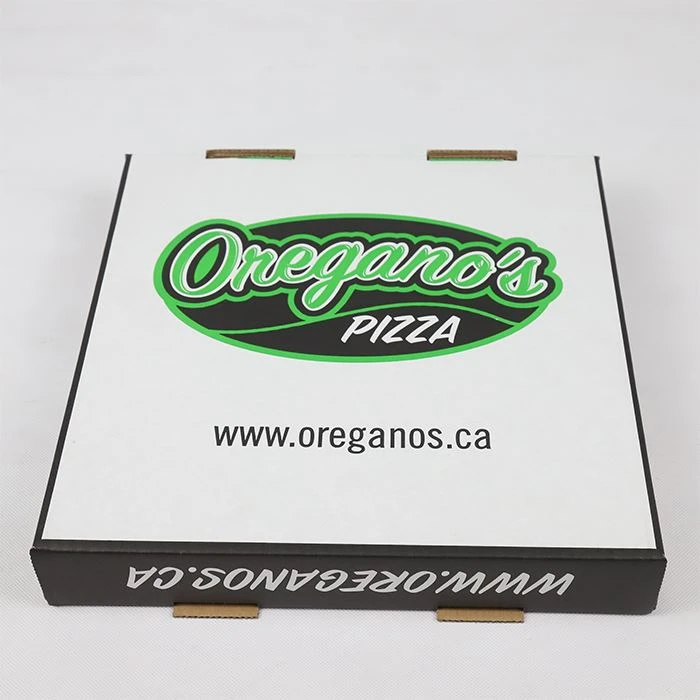 Caixa de pizza com impressão personalizada de papelão ondulado