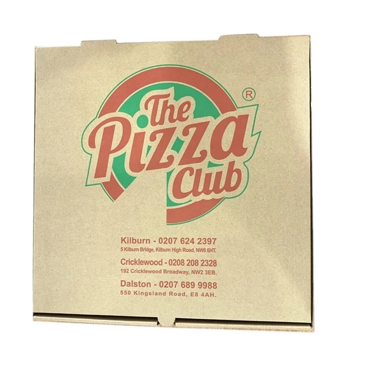 Material degradável para caixa de pizza personalizada
