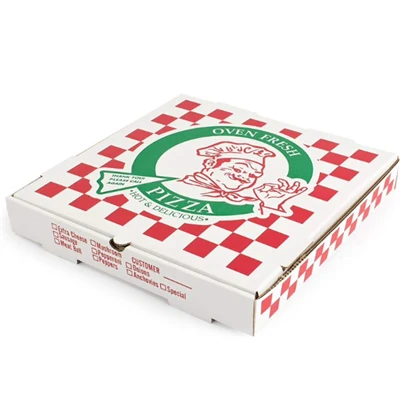 Caixa de pizza personalizável e ecologicamente correta