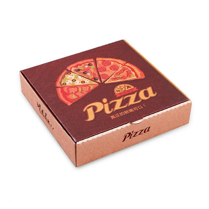 Caixa de pizza reutilizável impressa personalizada de 12 polegadas
