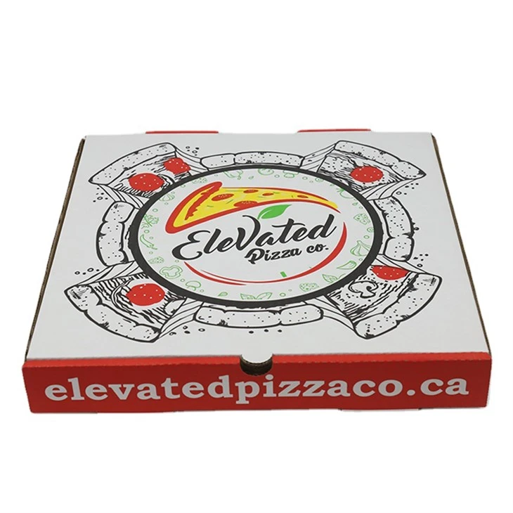 Caixa de pizza personalizável e ecologicamente correta