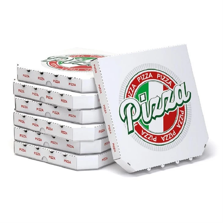 Caixas de pizza impressas com design personalizado do fornecedor